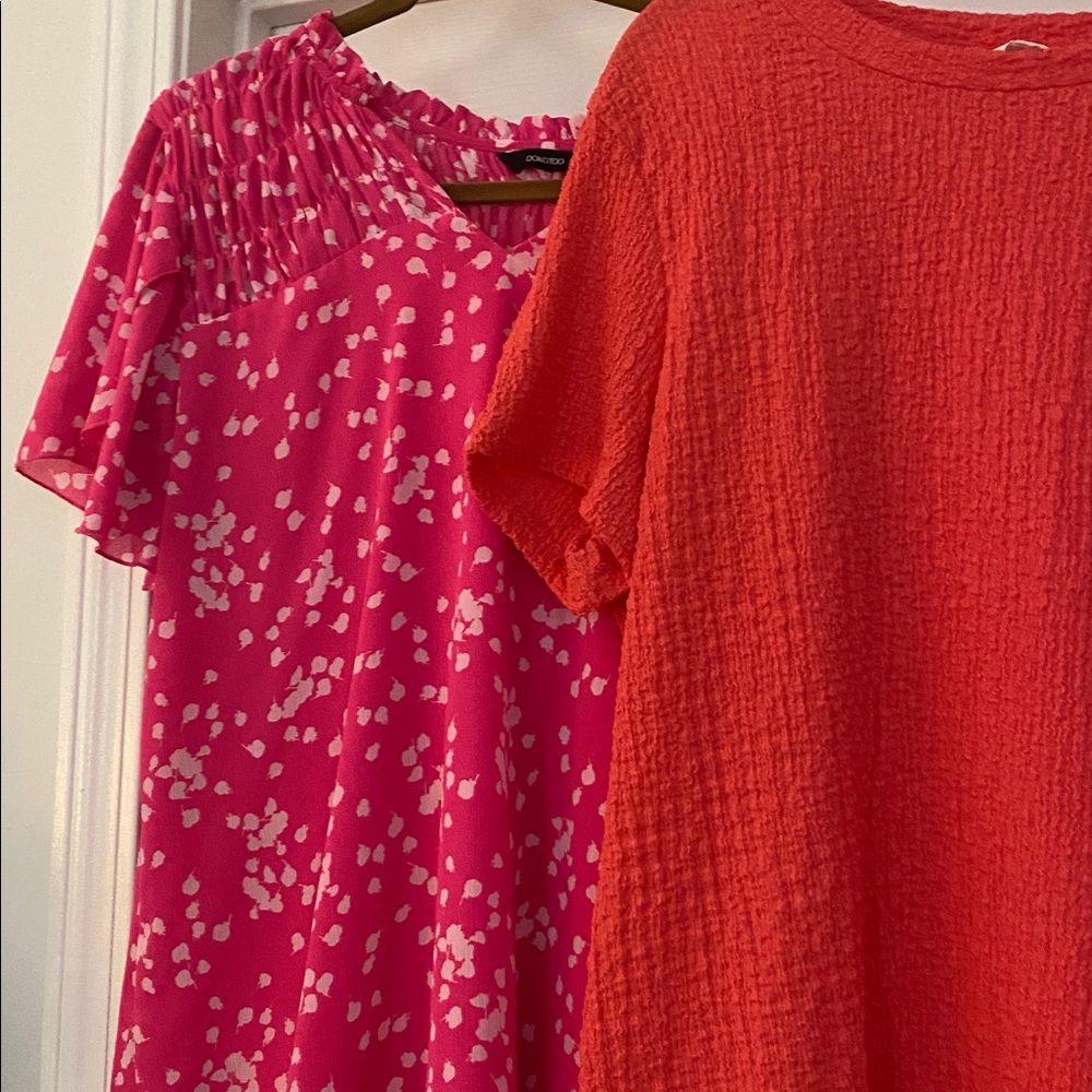 Women's Red and Pink Tops - Picture 3 of 3